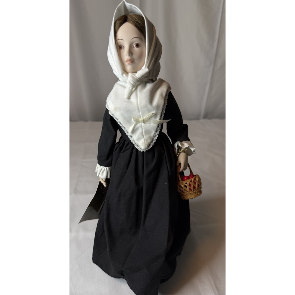 Franklin Heirloom Porcelain Pilgrim Doll
